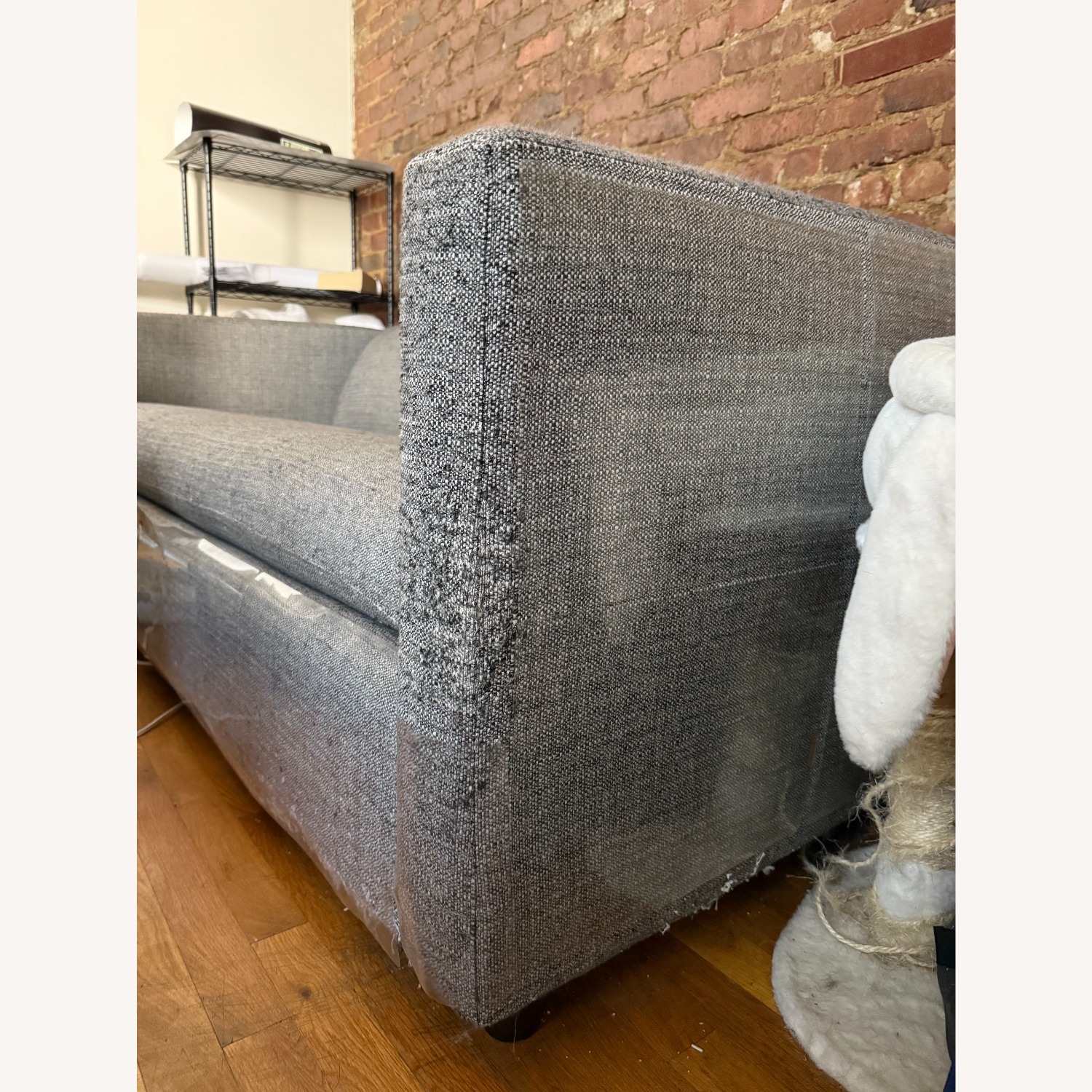 CB2 80" Hatch Charcoal Sleeper Sofa - image-6