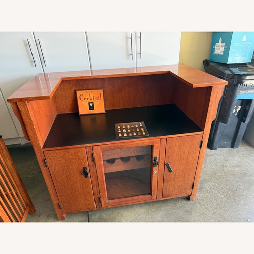 Used Bar with Stool n Wine Rack for sale on AptDeco