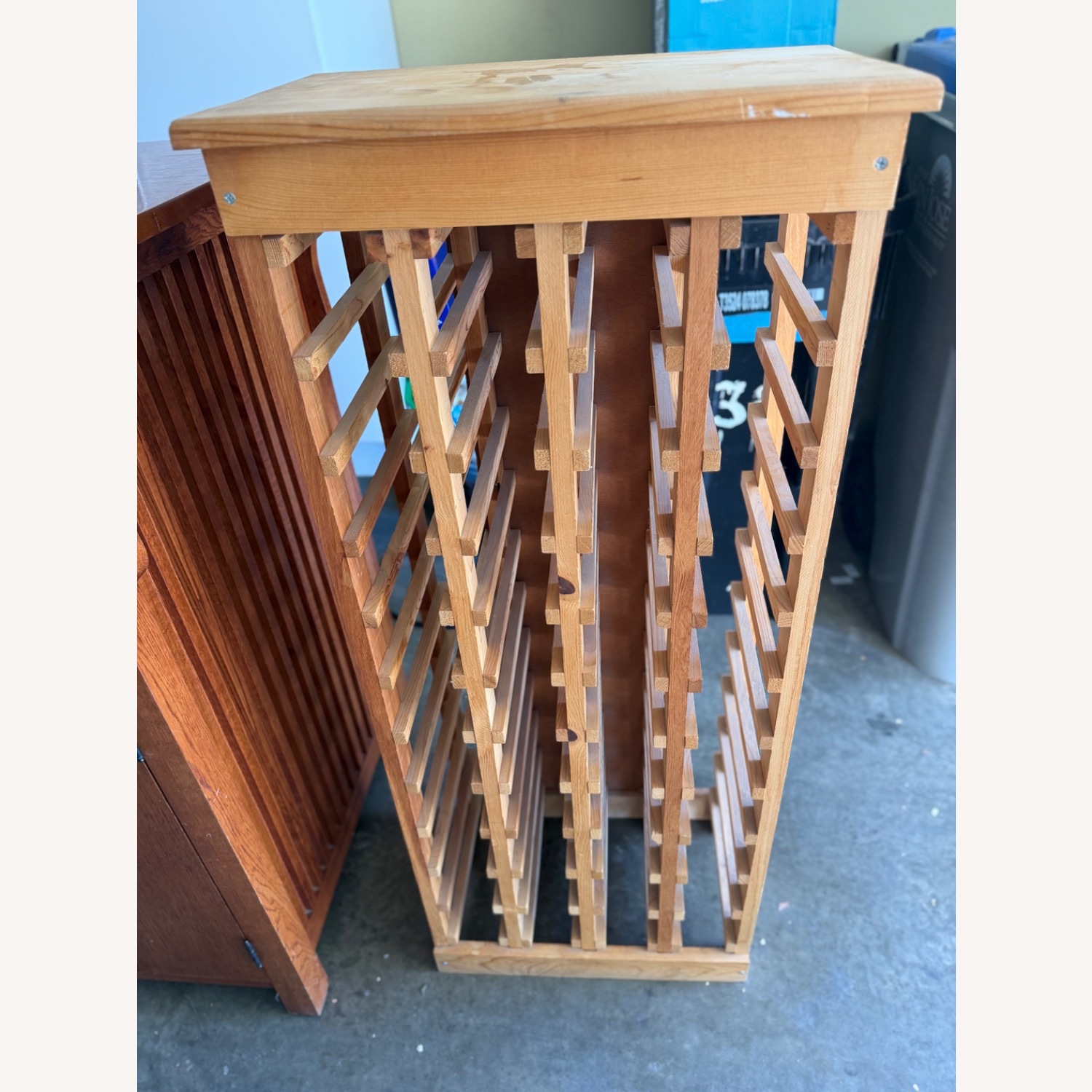 Bar with Stool n Wine Rack - image-13