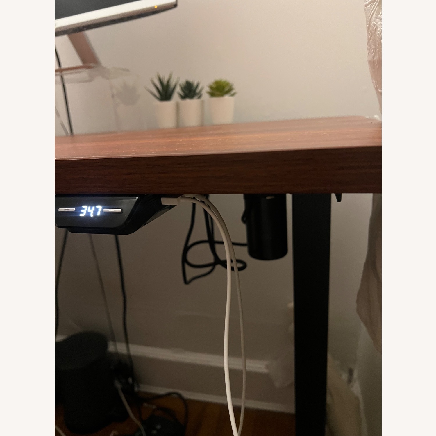 Amazon Dark Brown Wood Desk - image-3