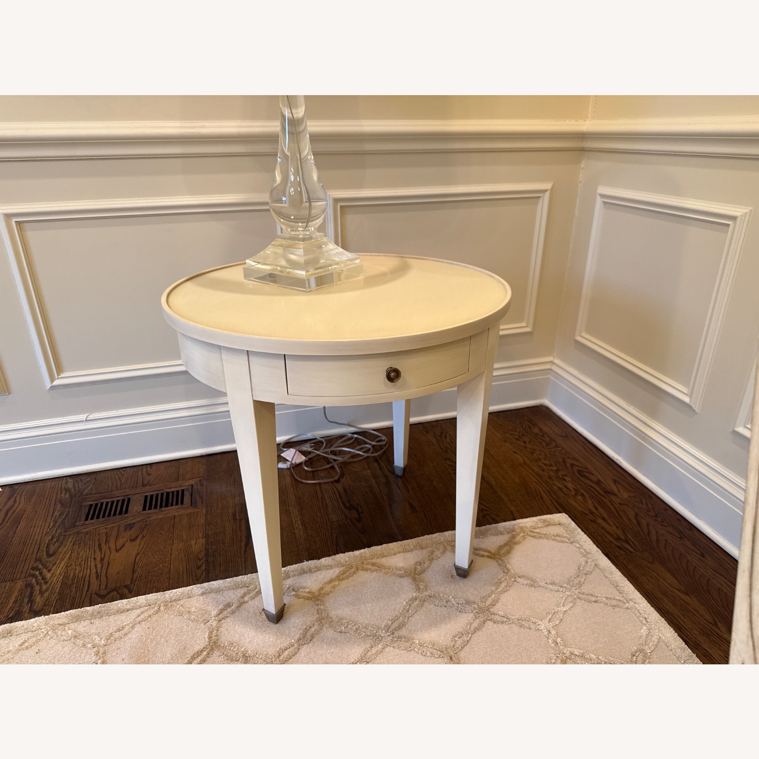 Natural Wood Side Table - image-2