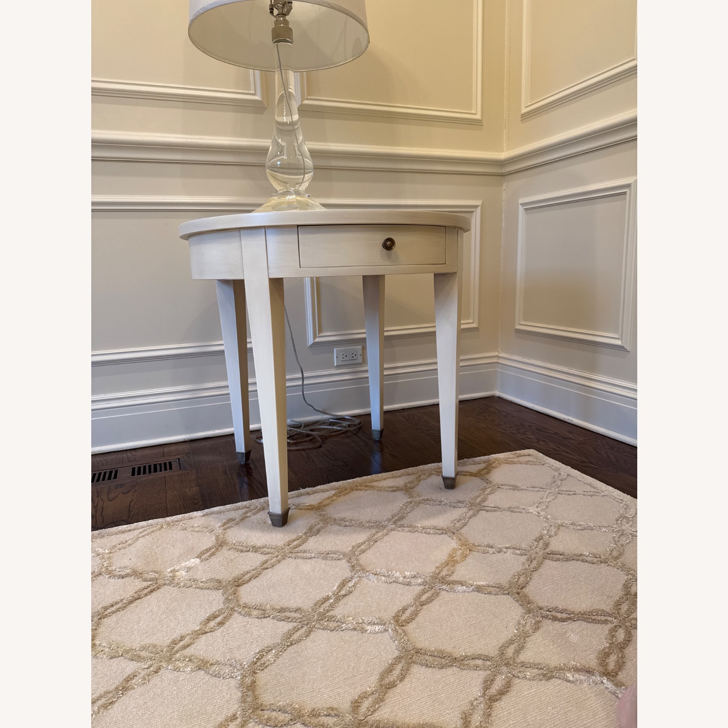 Natural Wood Side Table - image-6