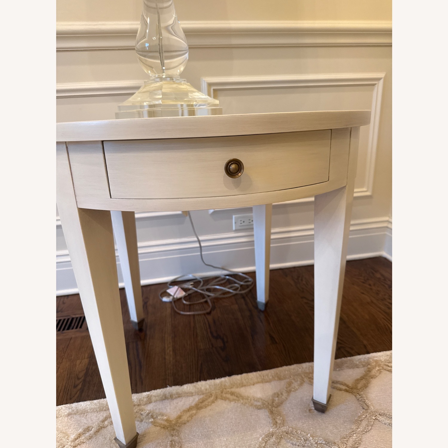 Natural Wood Side Table - image-4