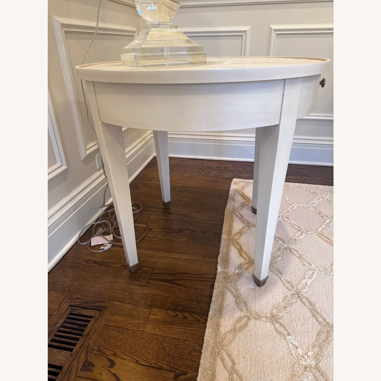 Natural Wood Side Table - image-3