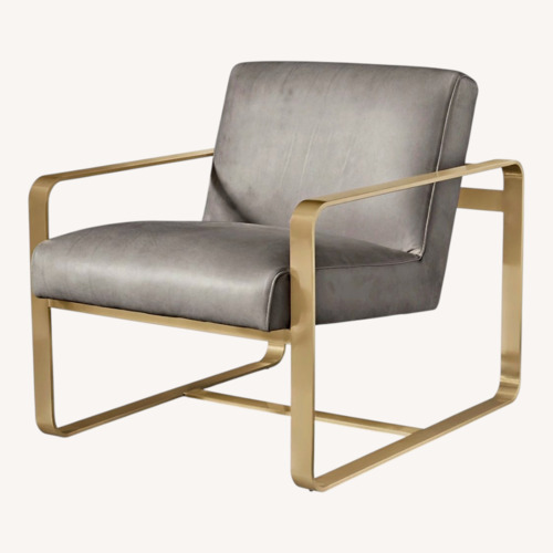 Used Restoration Hardware Miles Leather Chair for sale on AptDeco