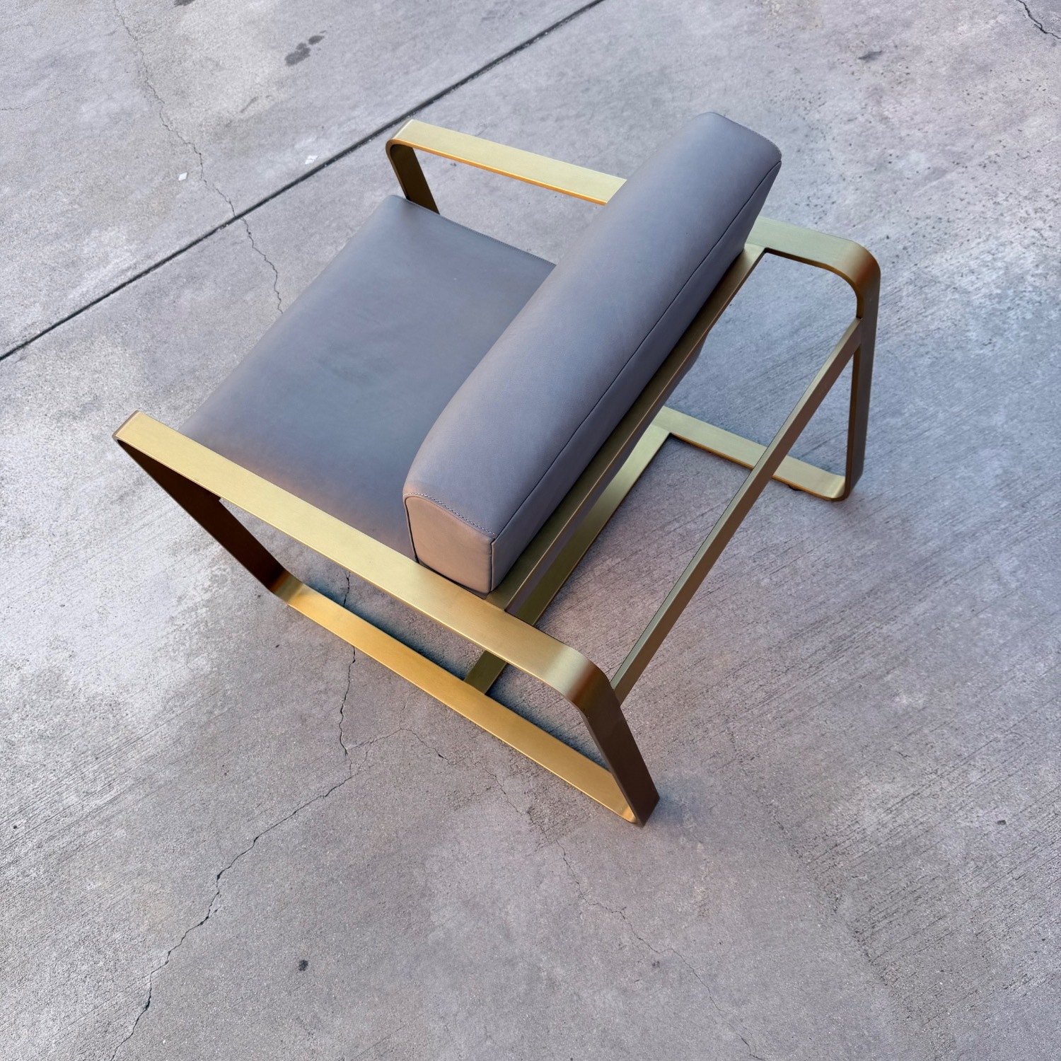 Restoration Hardware Miles Leather Chair - image-6