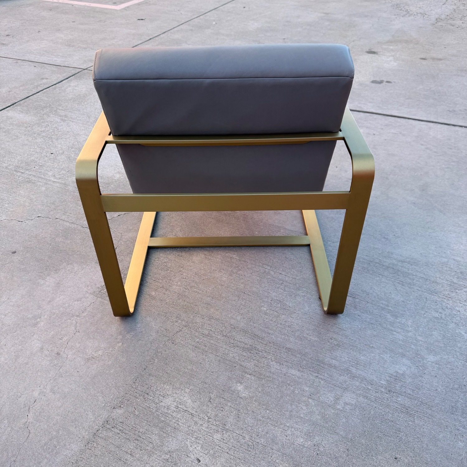 Restoration Hardware Miles Leather Chair - image-7