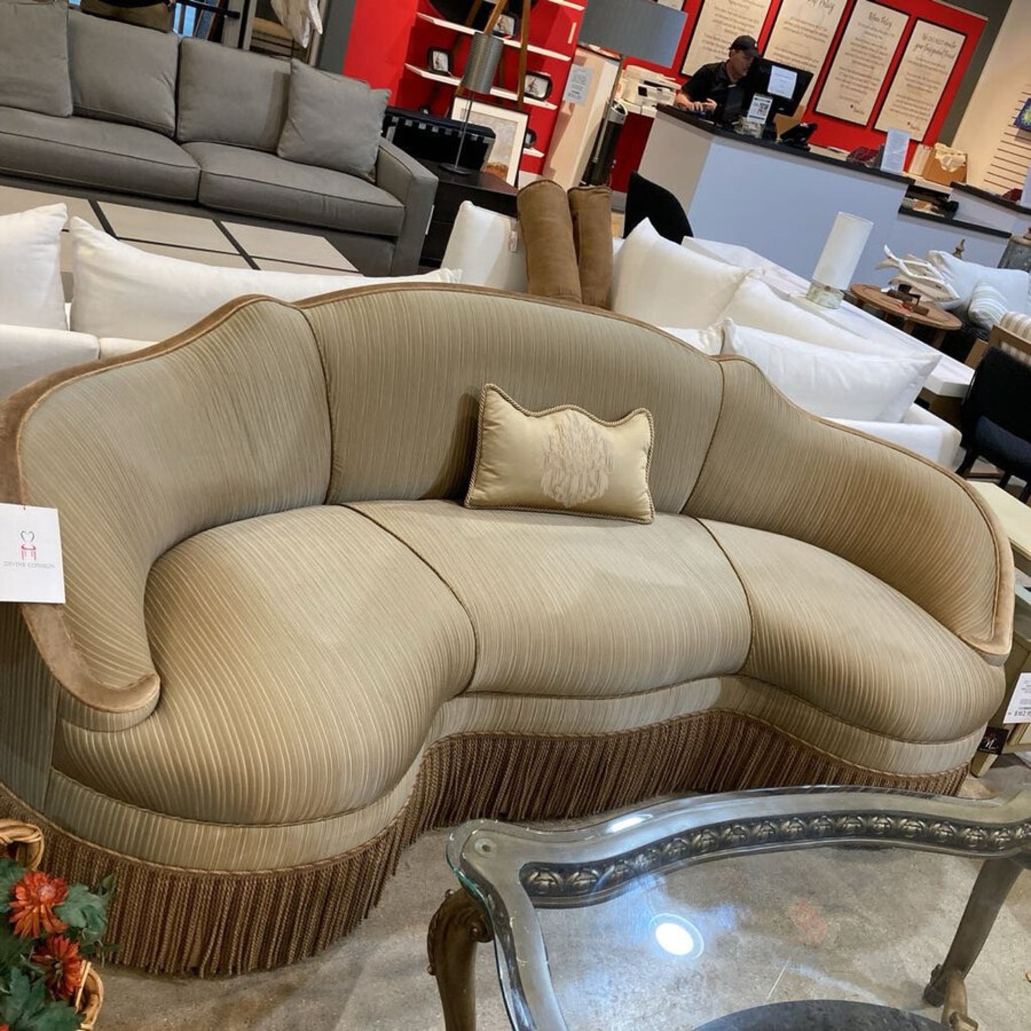 Curved Conversation Sofa - image-4