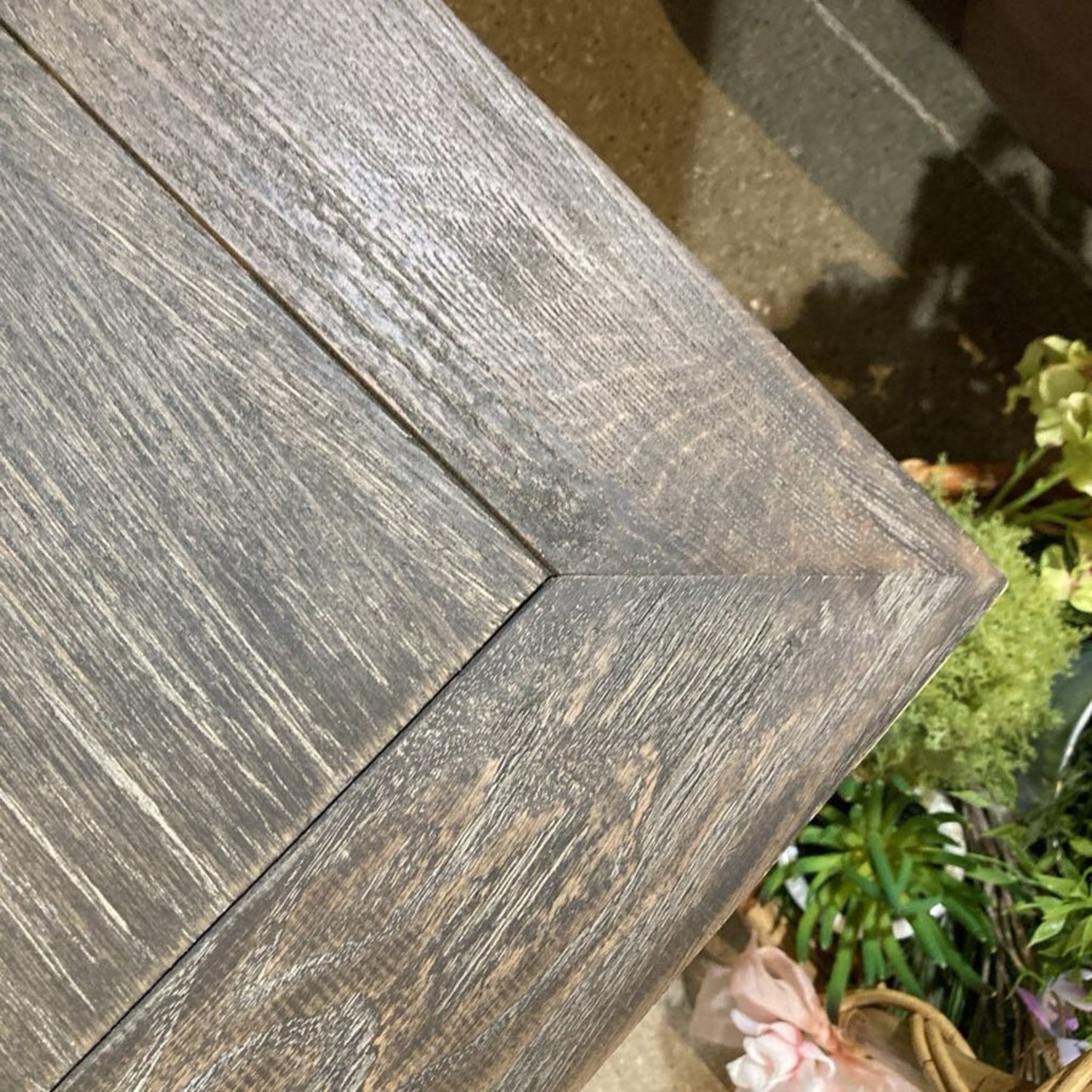 Jayson Home Dara Square Wood Distressed Coffee Table - image-9