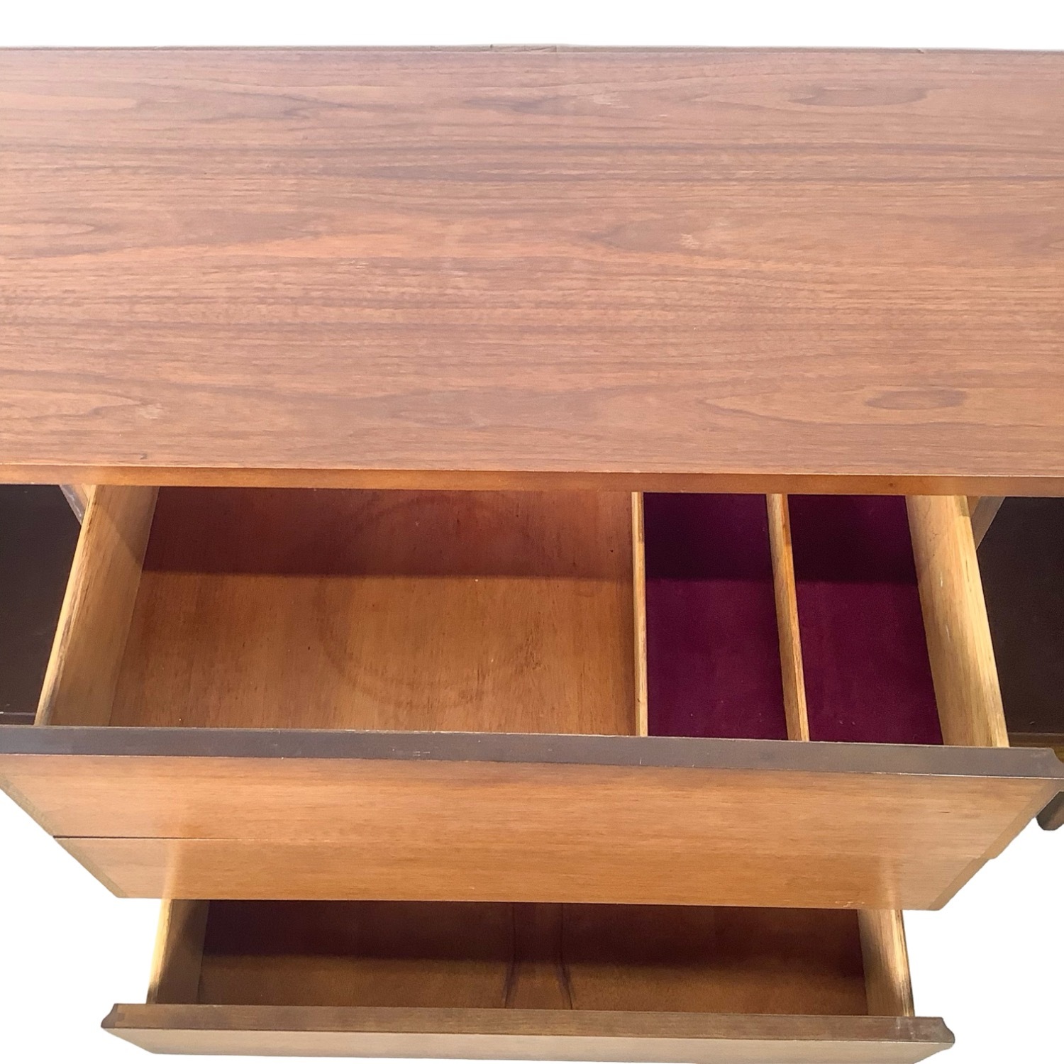 Mid-Century Walnut Buffet Credenza - image-4