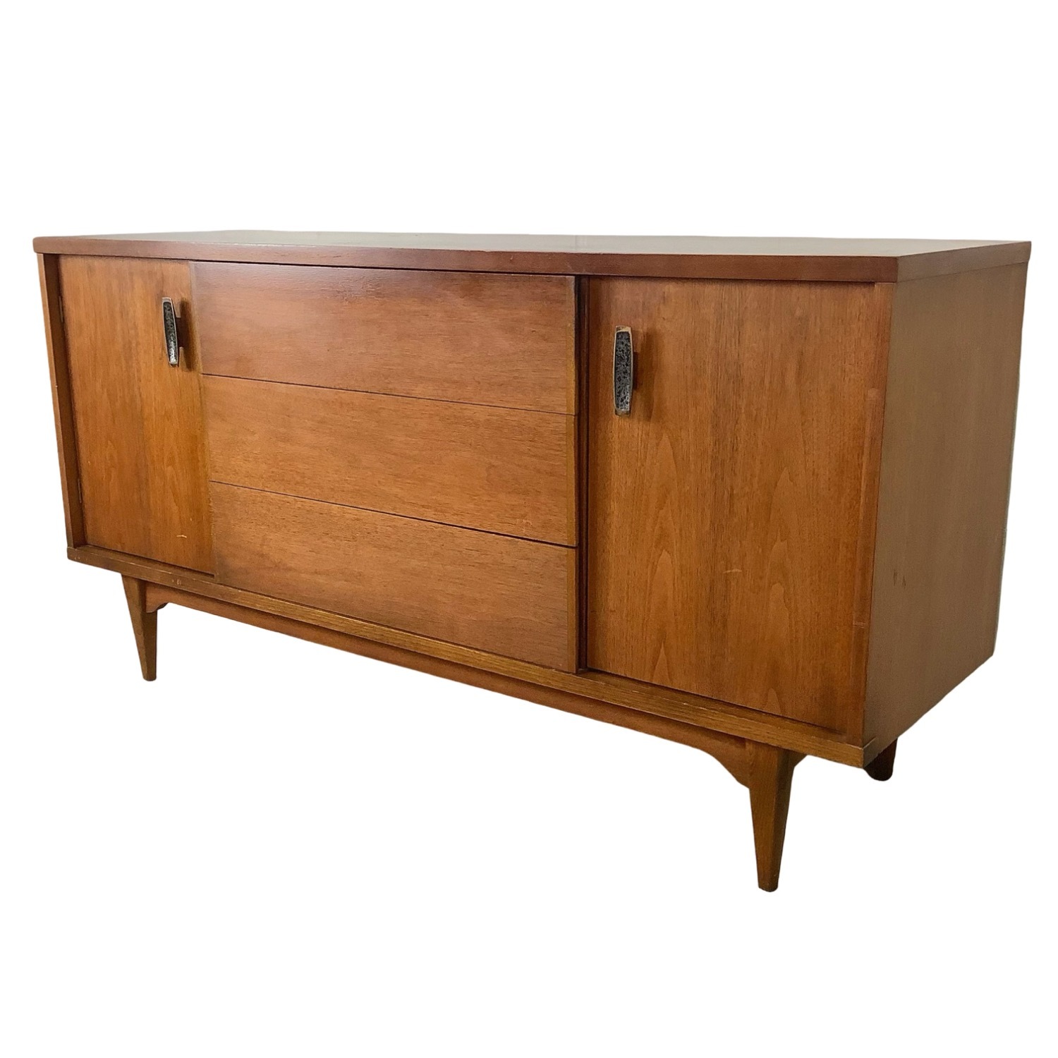 Mid-Century Walnut Buffet Credenza - image-6