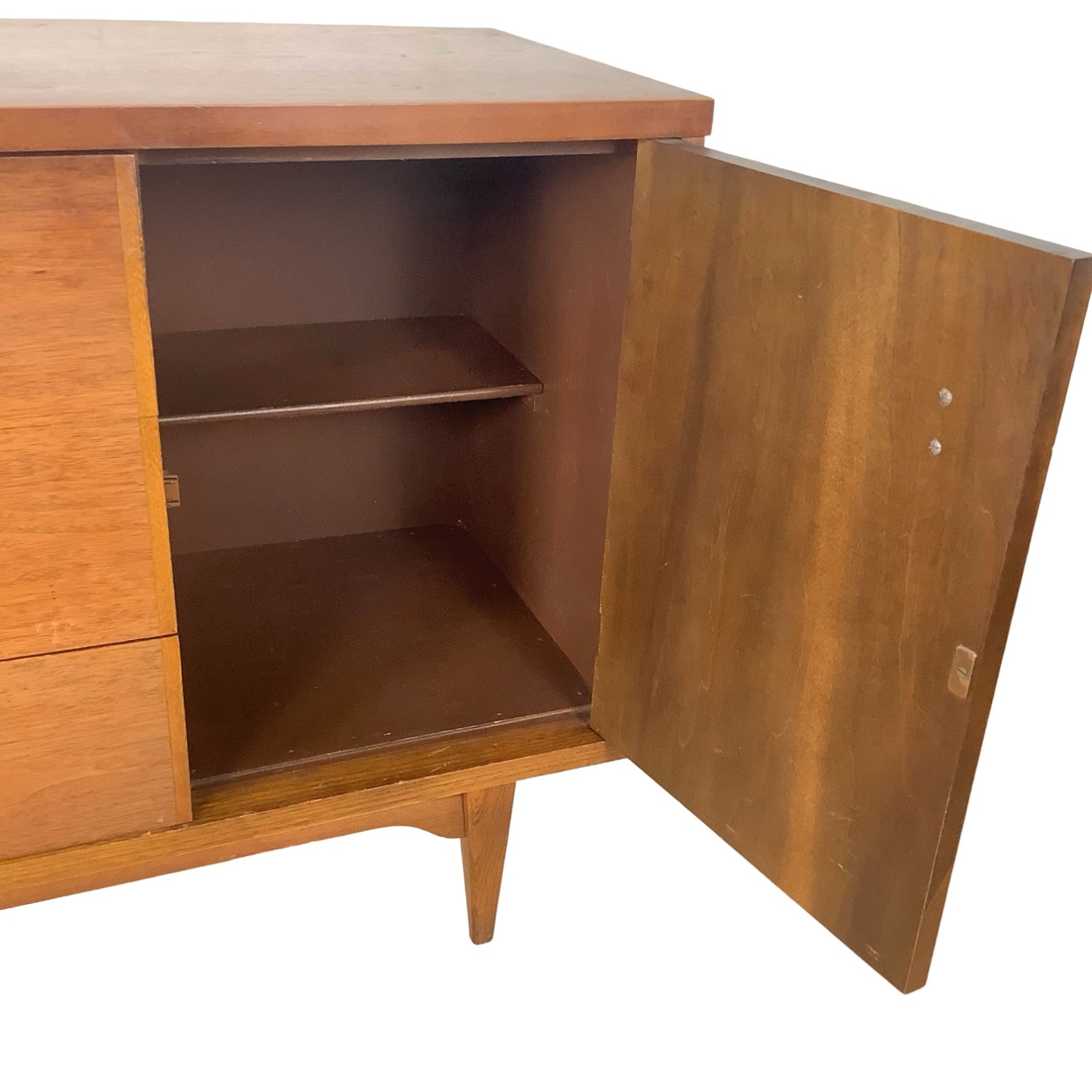 Mid-Century Walnut Buffet Credenza - image-5