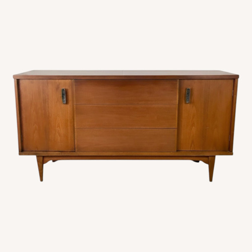 Used Mid-Century Walnut Buffet Credenza for sale on AptDeco
