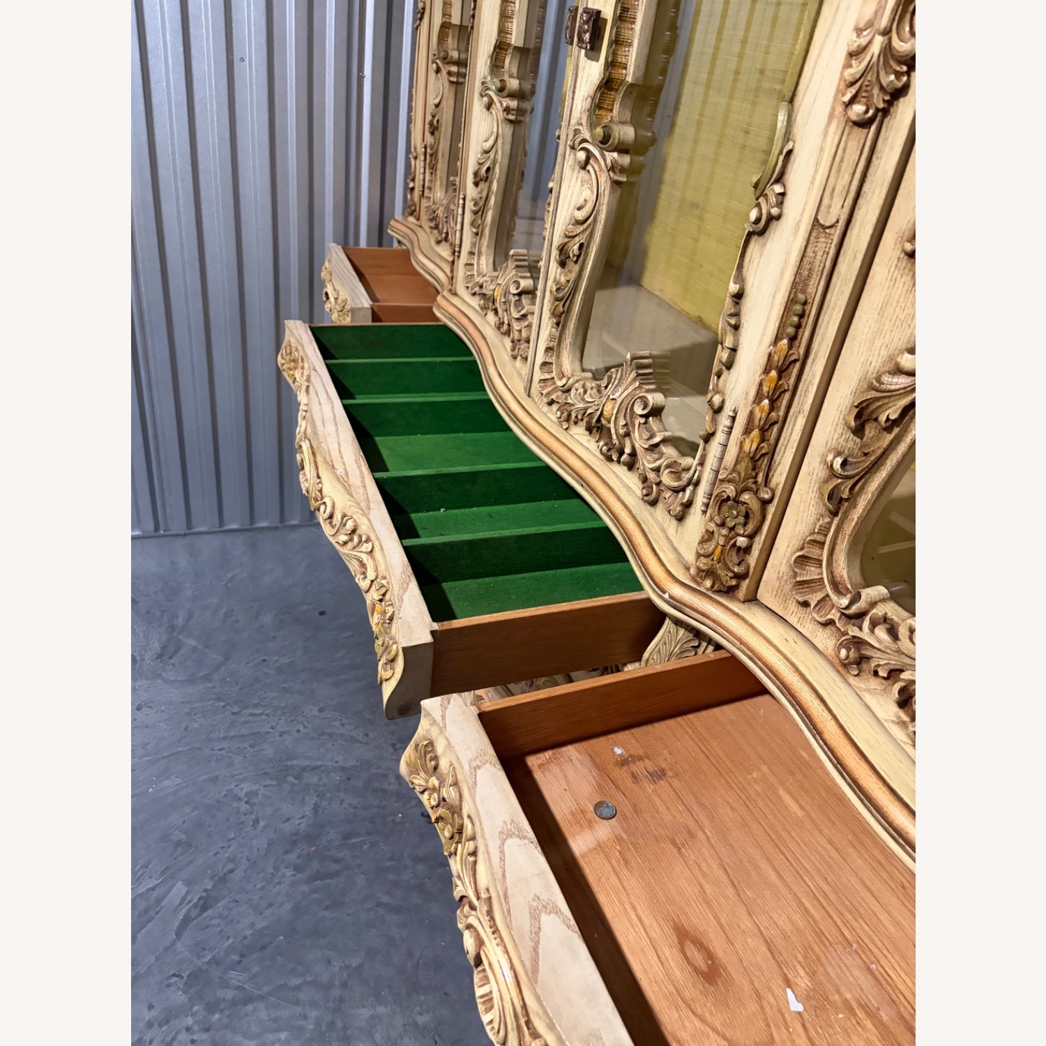 Rococo Revival China Cabinet and Buffet - image-19