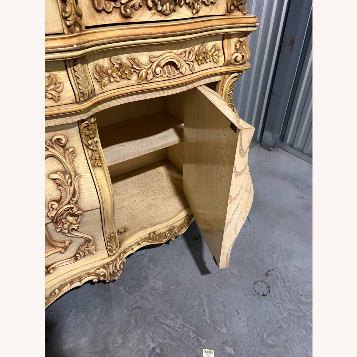 Rococo Revival China Cabinet and Buffet - image-13