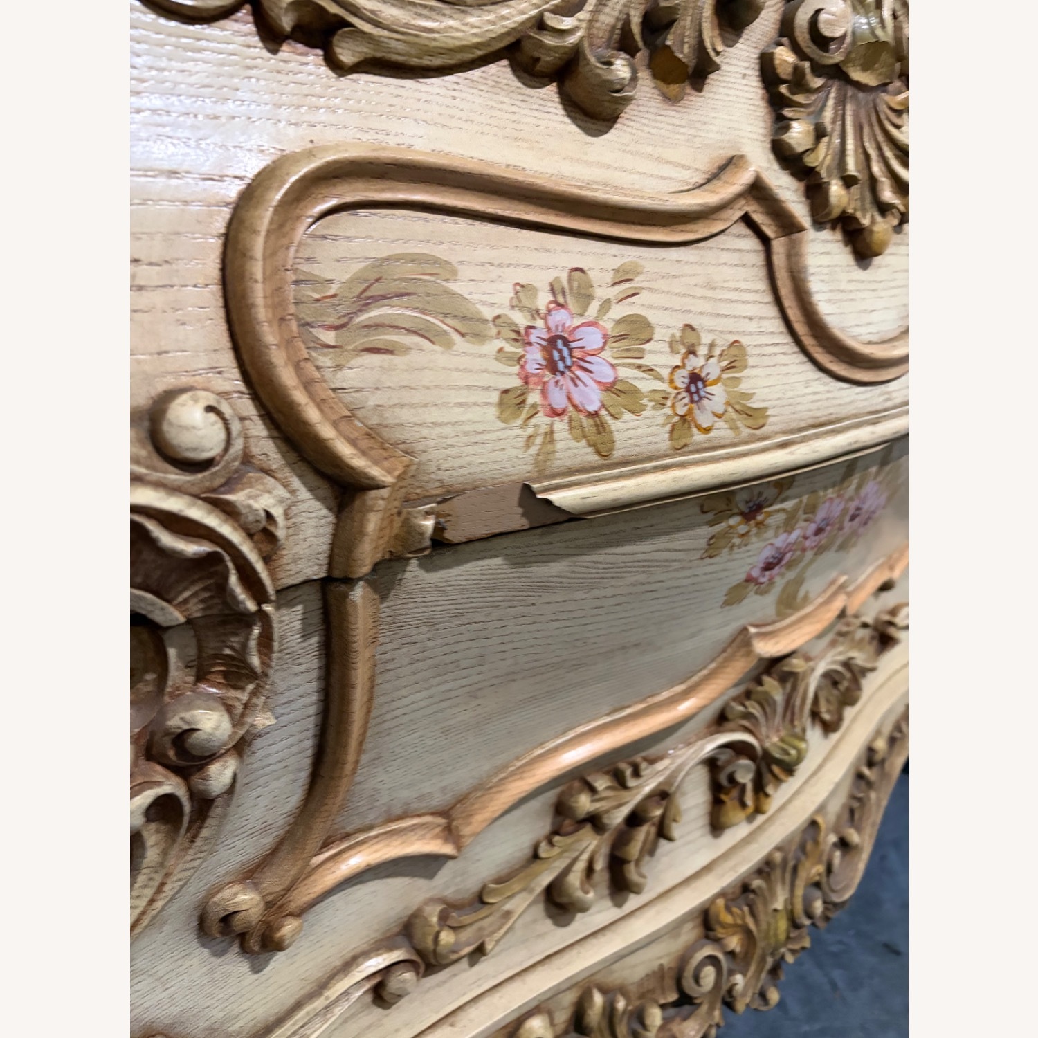 Rococo Revival China Cabinet and Buffet - image-16