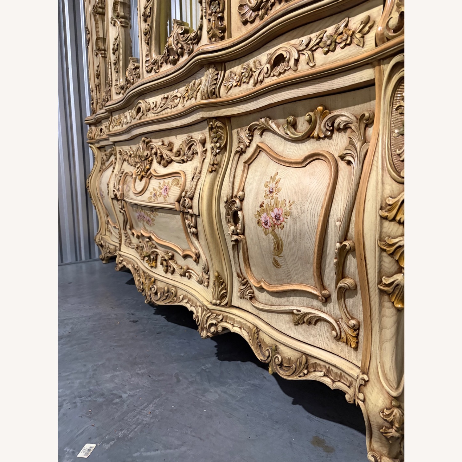 Rococo Revival China Cabinet and Buffet - image-15