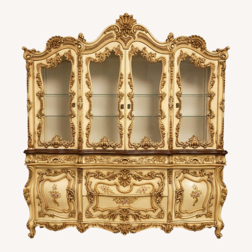 Used Rococo Revival China Cabinet and Buffet for sale on AptDeco