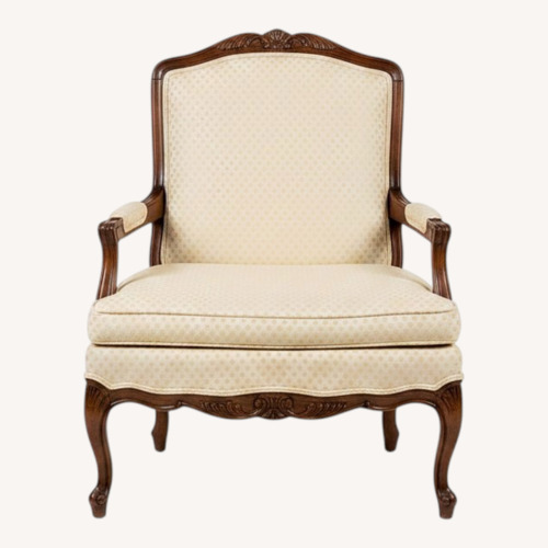 Used Thomasville Upholstered Chair & Ottoman for sale on AptDeco
