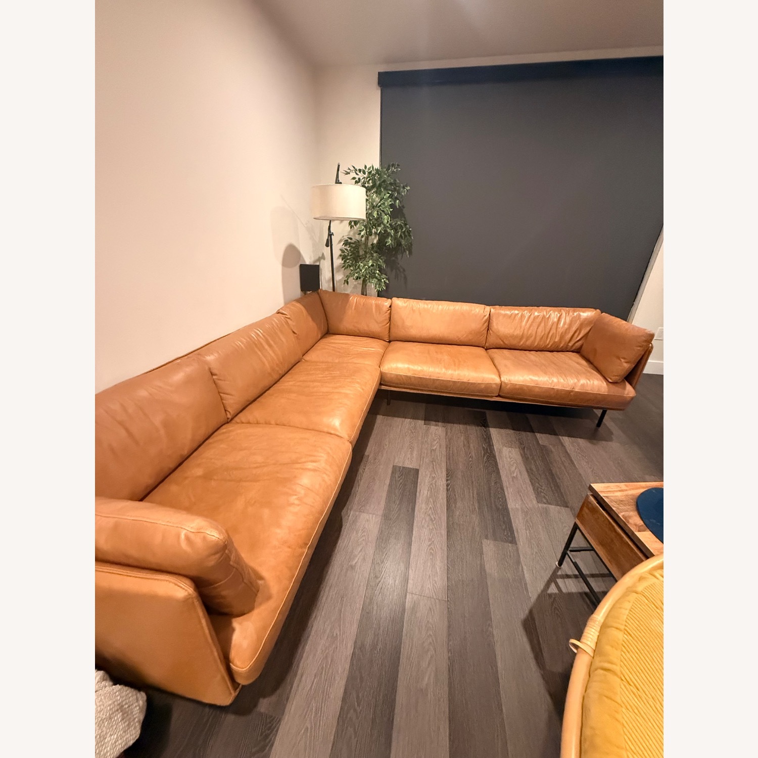 Crate & Barrel Wells Light Brown 3+ Piece Sectional - image-1
