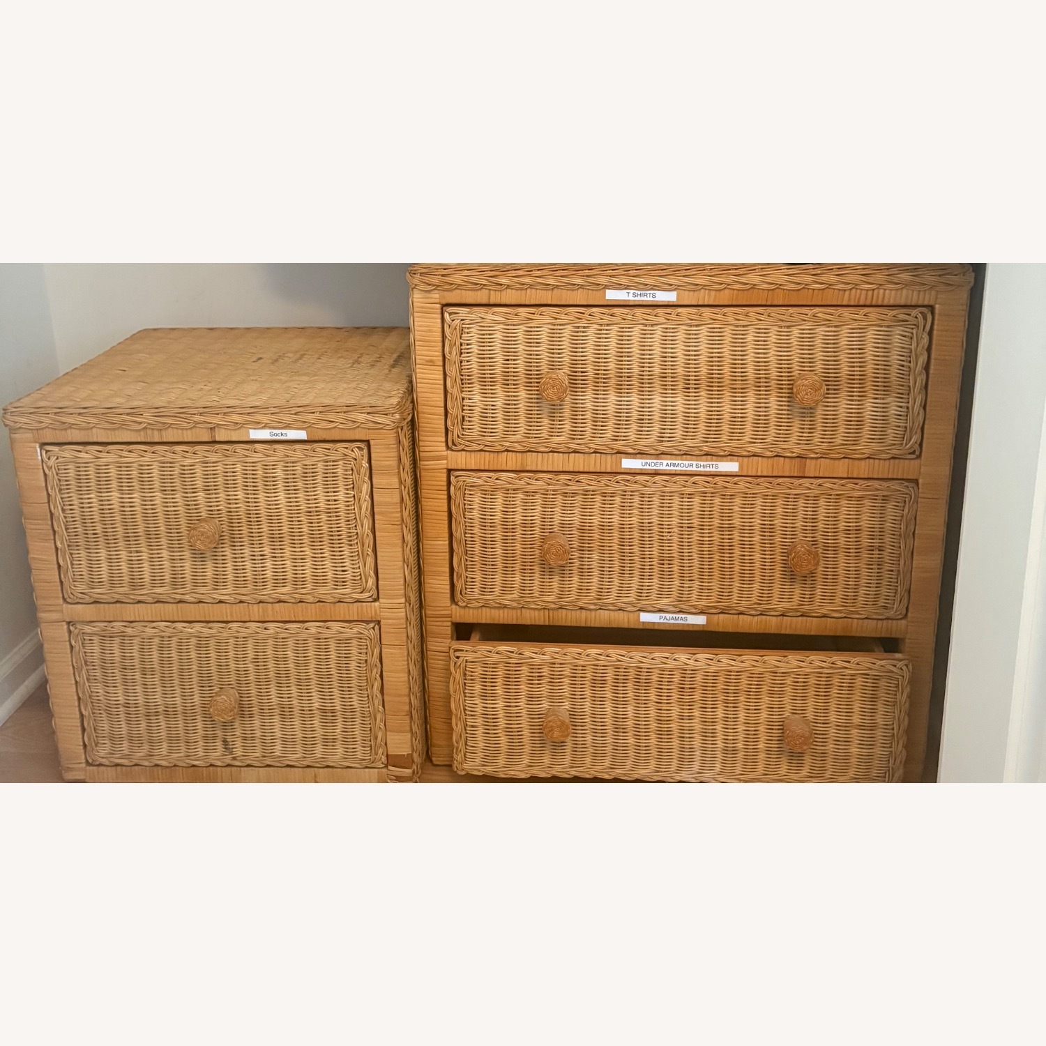 Rattan Storage Unit of 2 - image-3