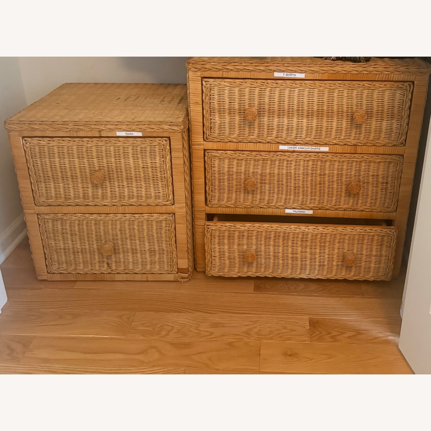Rattan Storage Unit of 2 - image-2