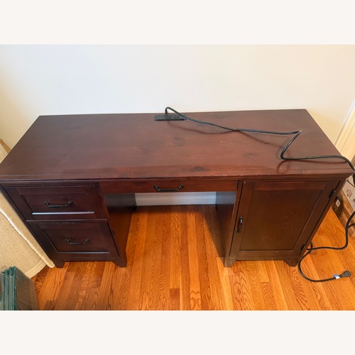 Used Pottery Barn Hampton Smart Storage Desk for sale on AptDeco