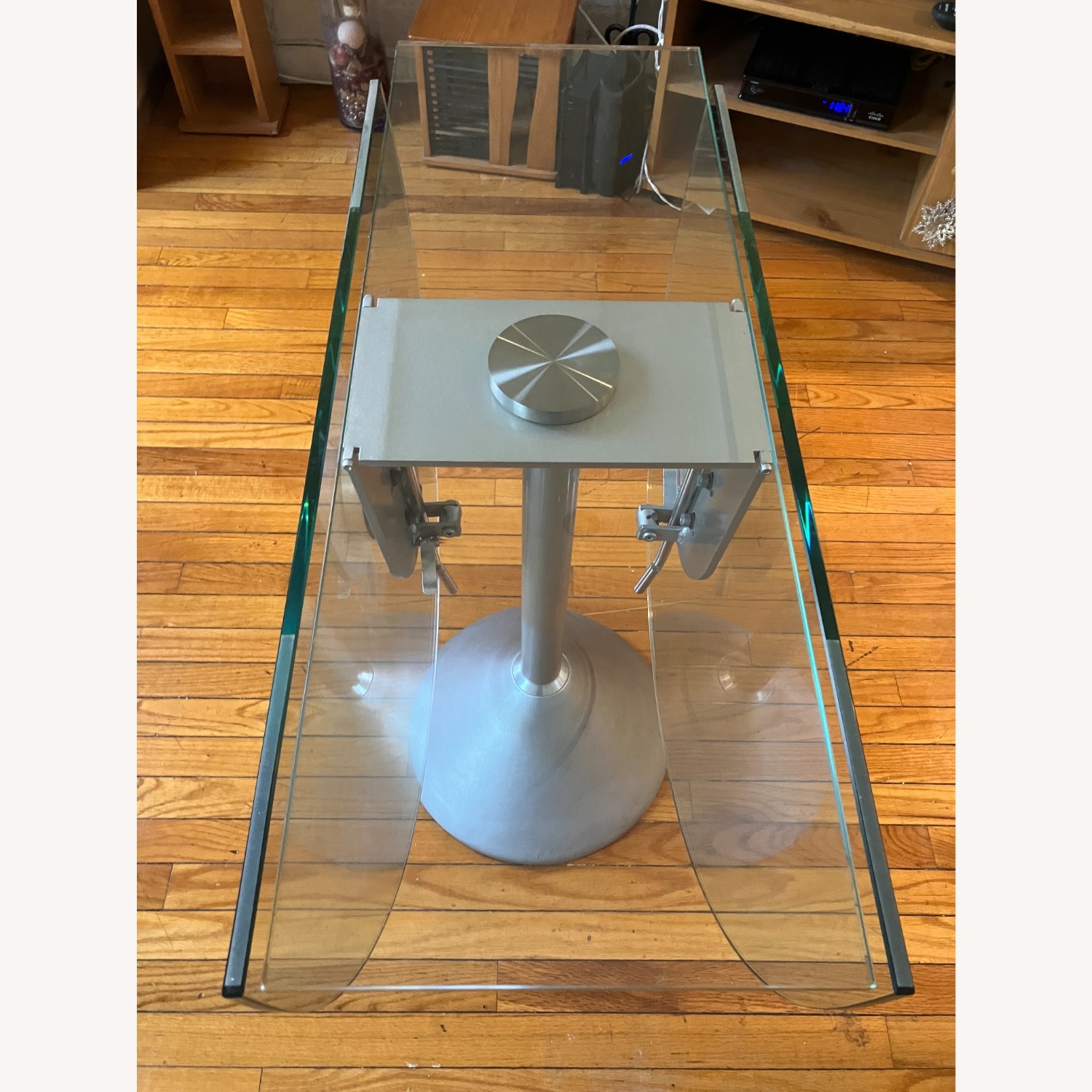 Jensen-Lewis Transparent Glass Dining Table - image-3