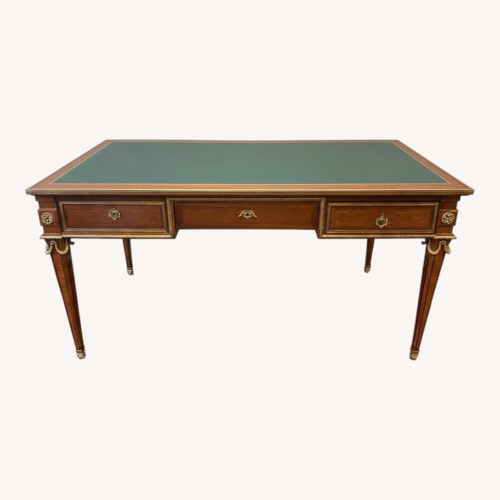 Used Antique Green Wood Desk for sale on AptDeco