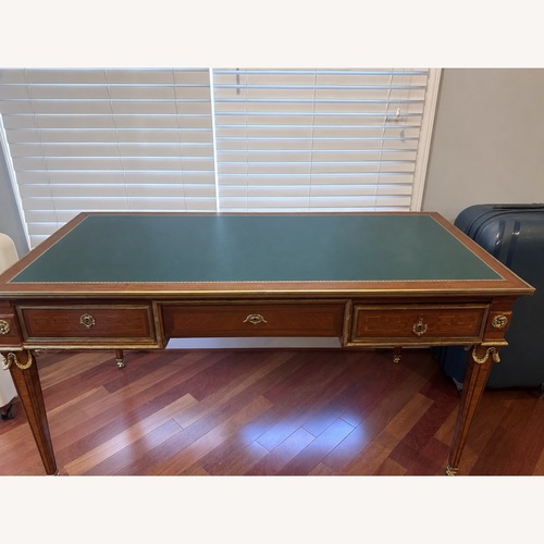 Used Antique Green Wood Desk for sale on AptDeco