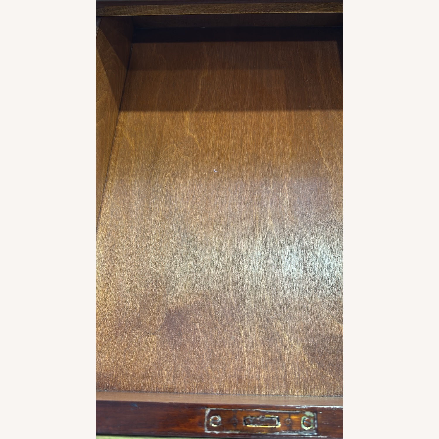 Antique Green Wood Desk - image-7