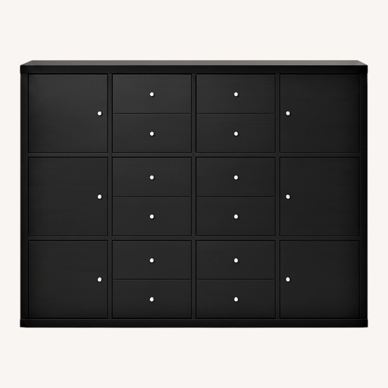 IKEA Kallax Black Wall Shelf - image-0