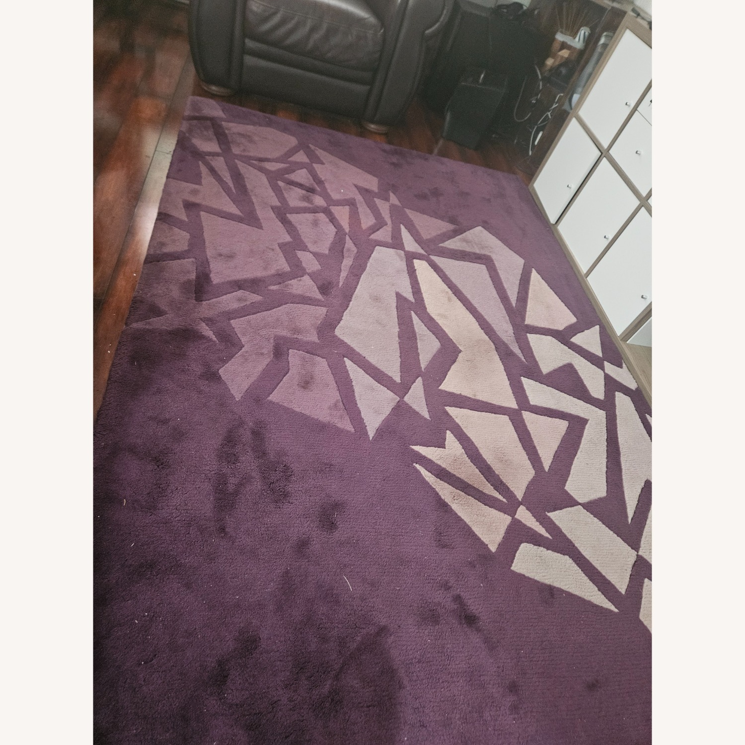 Geometric Purple Carpet - image-3