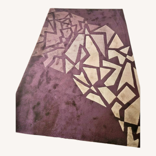 Used Geometric Purple Carpet for sale on AptDeco