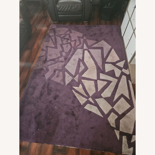Used Geometric Purple Carpet for sale on AptDeco