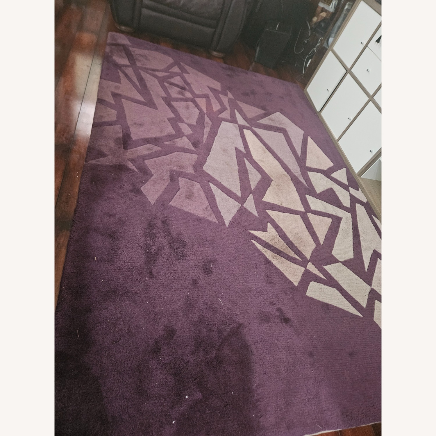 Geometric Purple Carpet - image-2