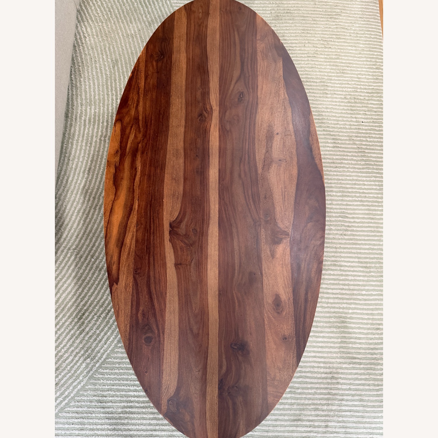 Crate & Barrel Bel-Air Dark Brown Wood Coffee Table - image-4