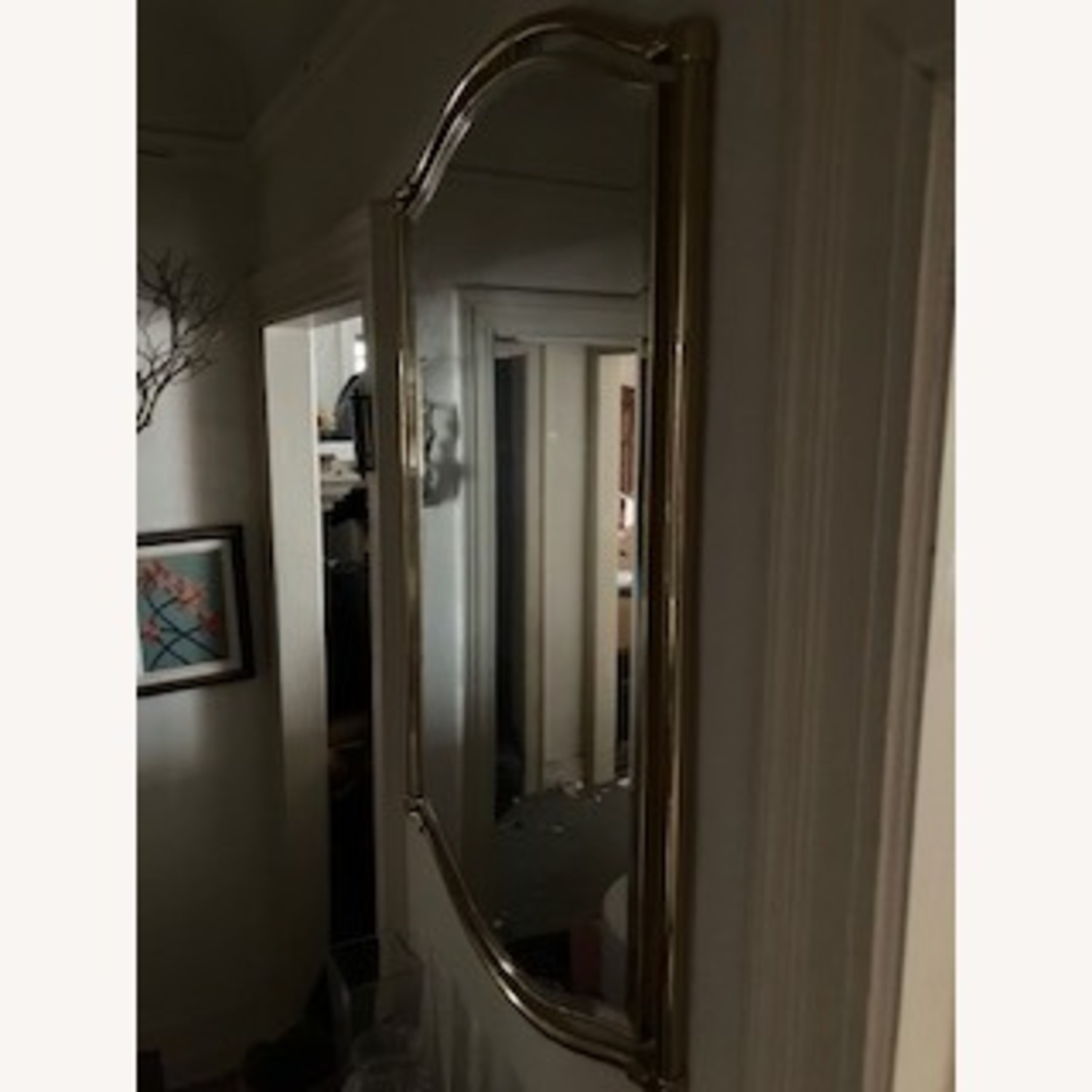 Brass Wall Mirror - image-1