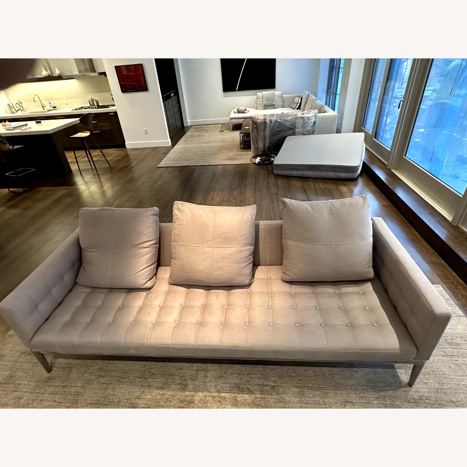 Cassina Philippe Starck Natural Fabric 2 Seater Sofa - image-1