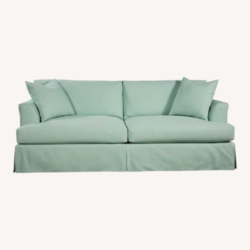 Used Klaussner Furniture Light Gray 2 Seater Sofa for sale on AptDeco