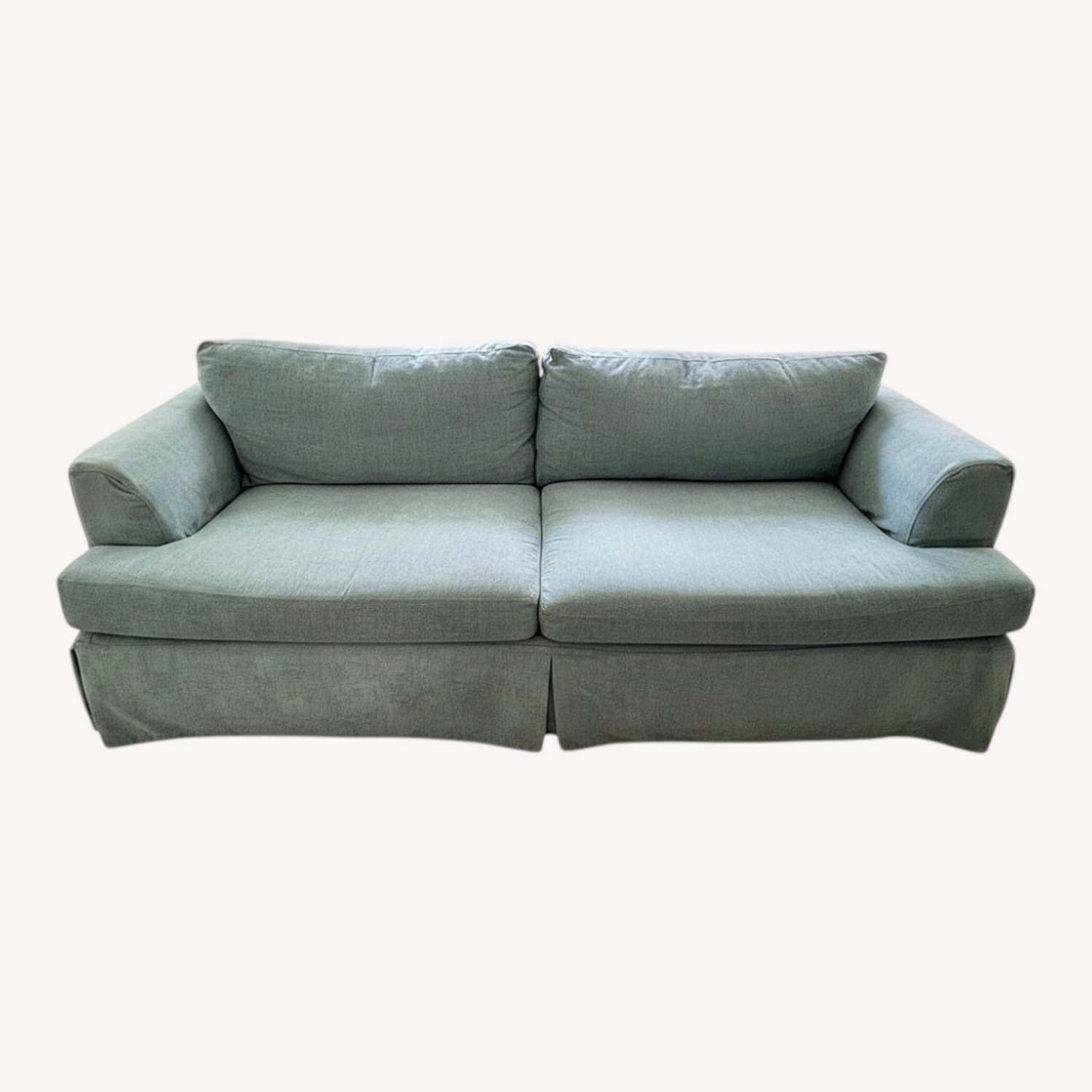 Klaussner Furniture Light Gray 2 Seater Sofa - image-5