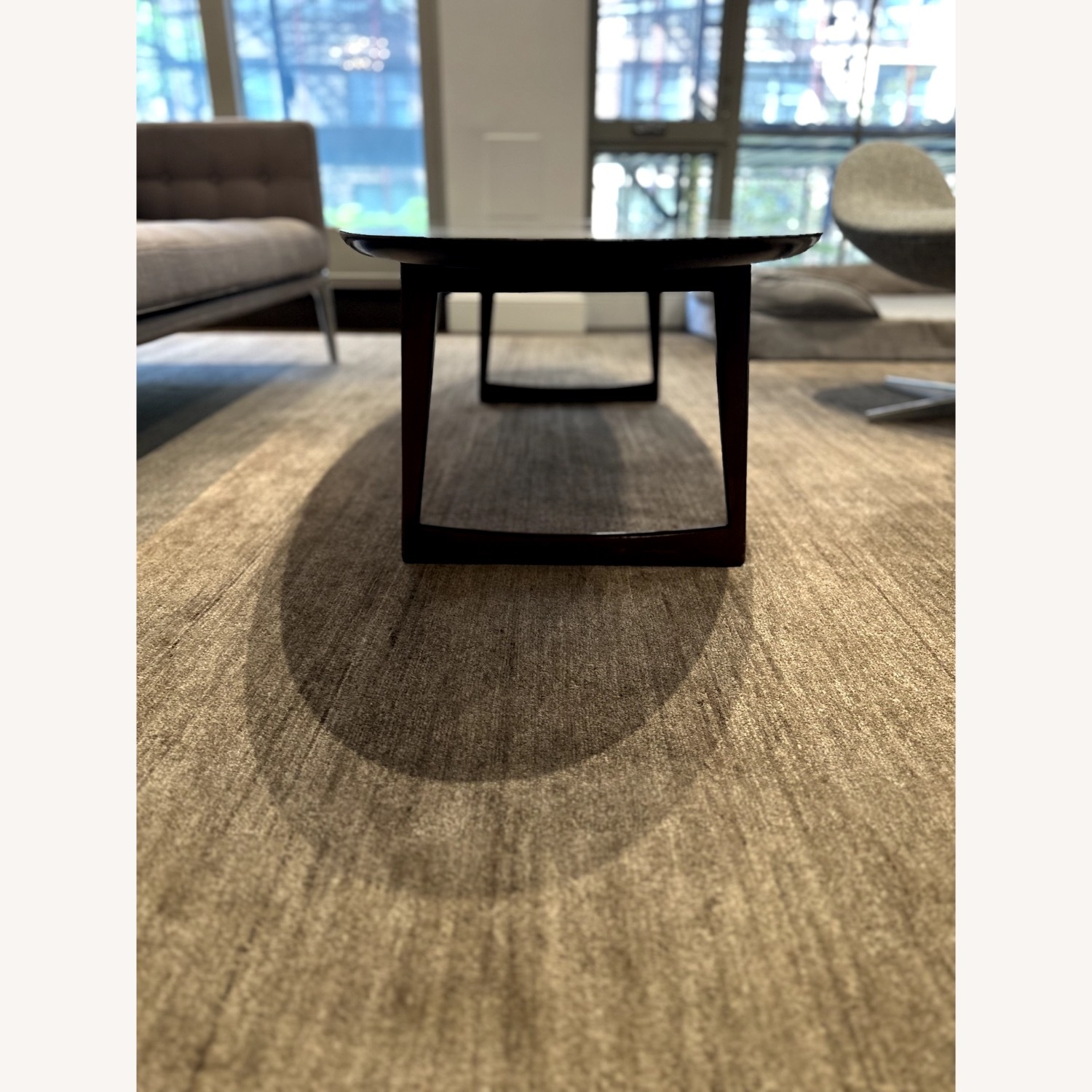 1950s Danish Modern Moreddi Walnut Surfboard Coffee Table - image-3