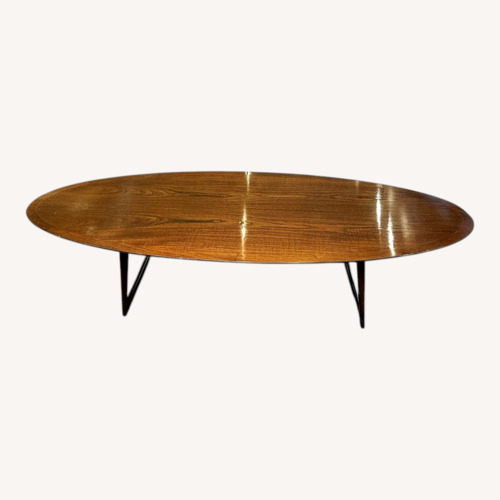 Used 1950s Danish Modern Moreddi Walnut Surfboard Coffee Table for sale on AptDeco