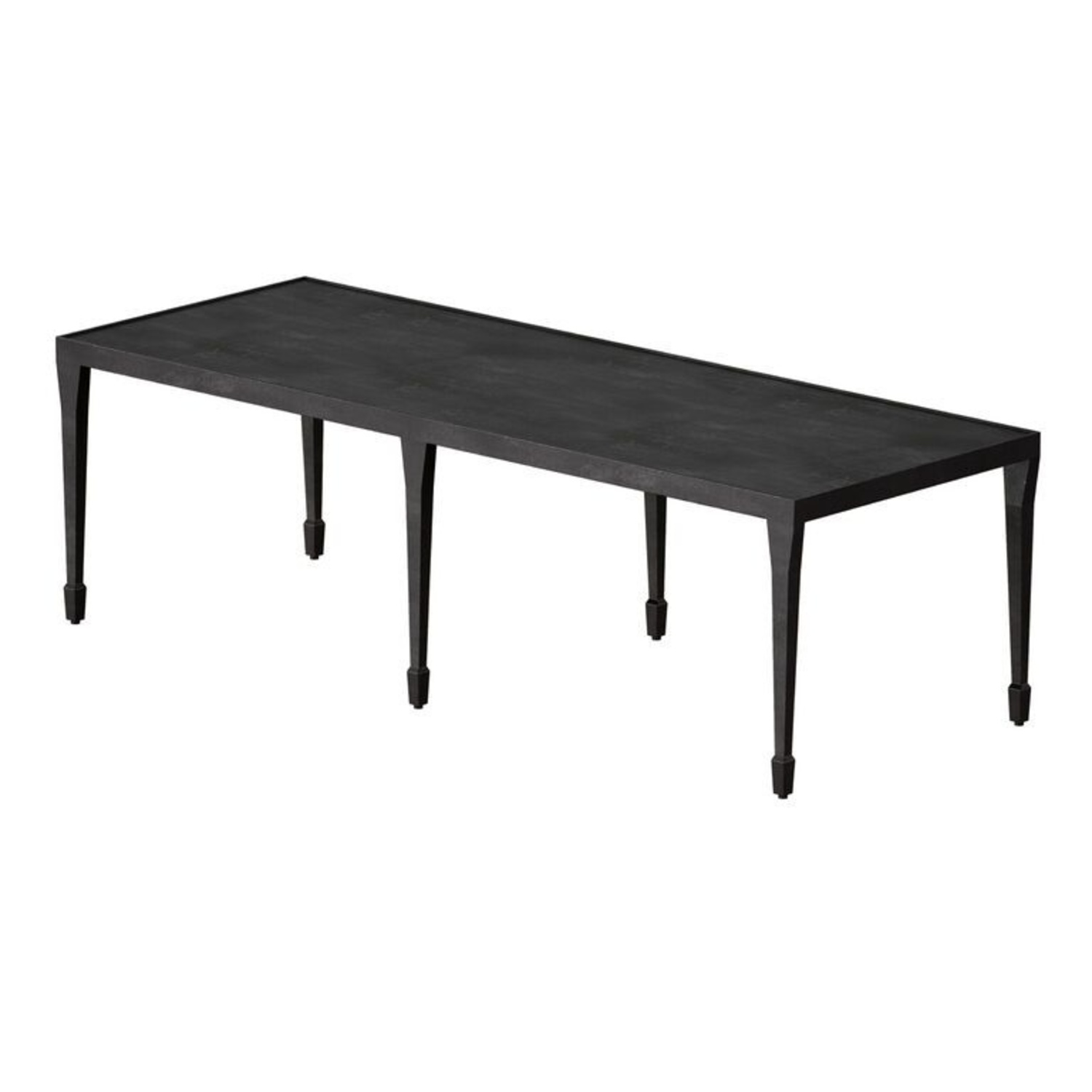 Crate & Barrel Black Iron Silviano Coffee Table - image-6