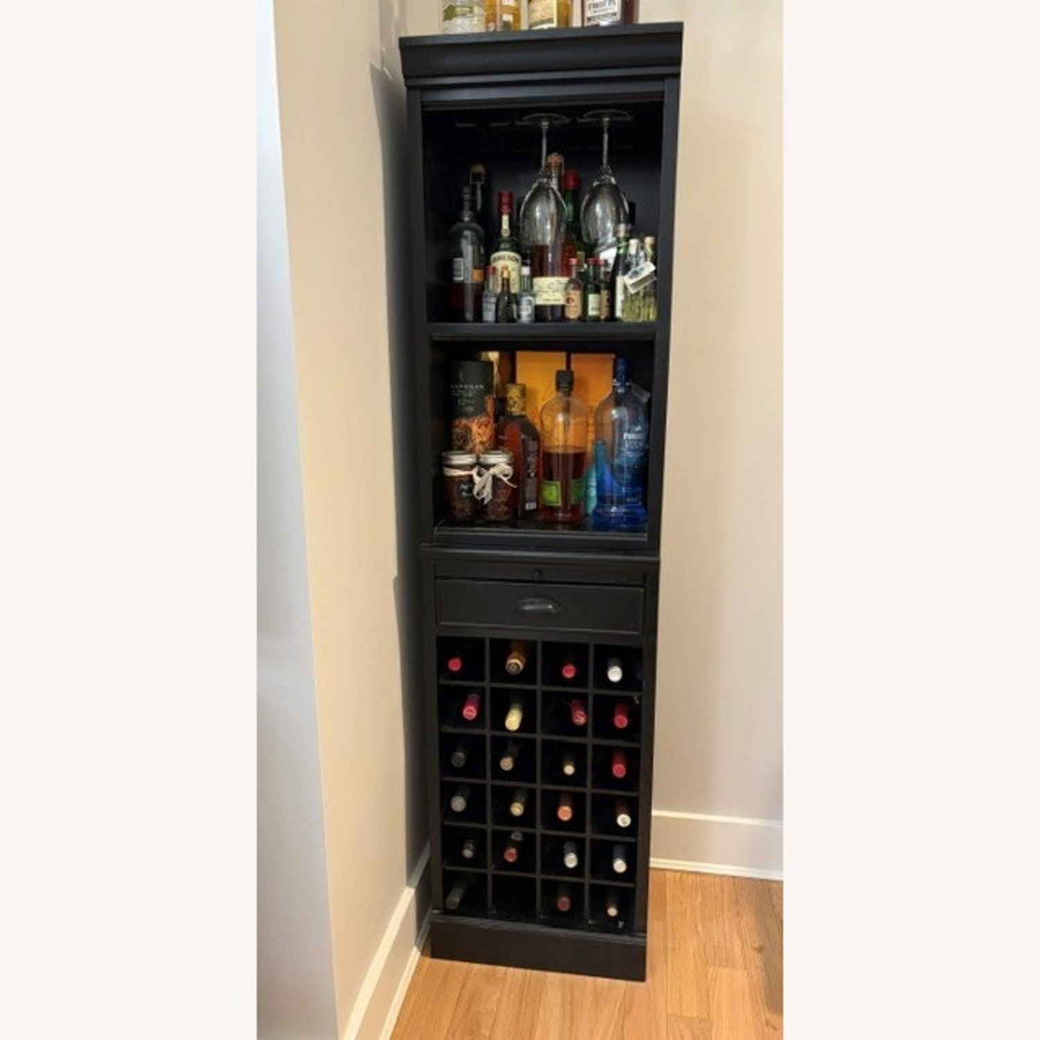 Pottery Barn Modular Bar Tower (Base + Hutch) - image-1
