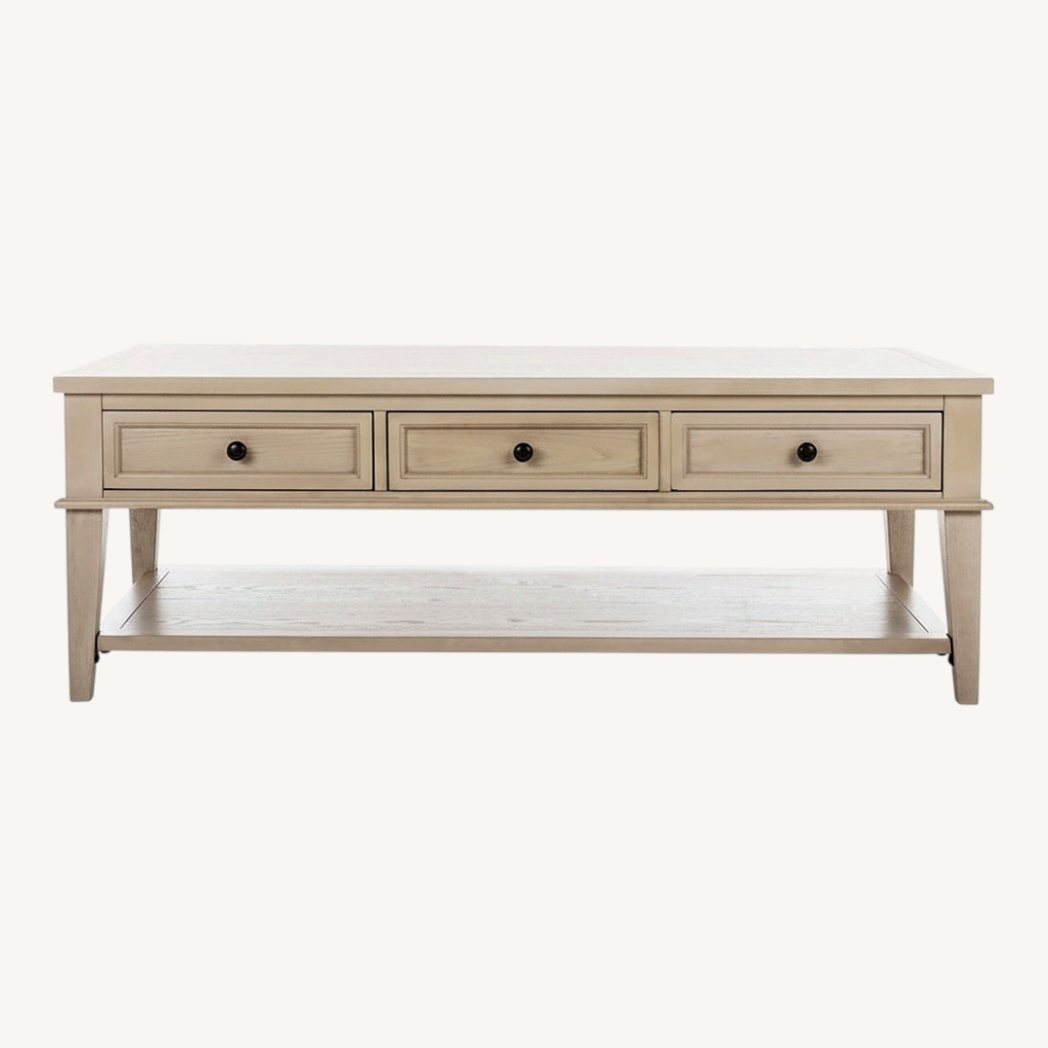 Safavieh Manelin White Washed Wood Coffee Table - image-0
