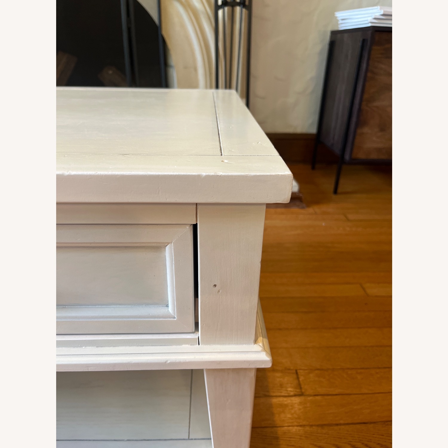 Safavieh Manelin White Washed Wood Coffee Table - image-10