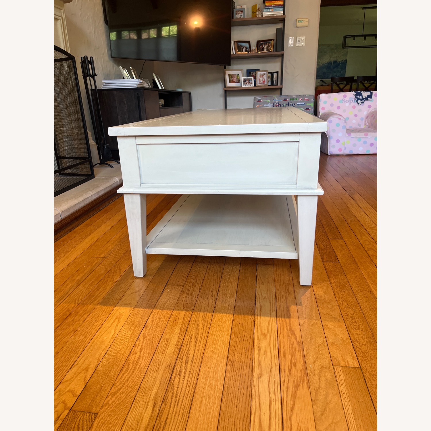 Safavieh Manelin White Washed Wood Coffee Table - image-3