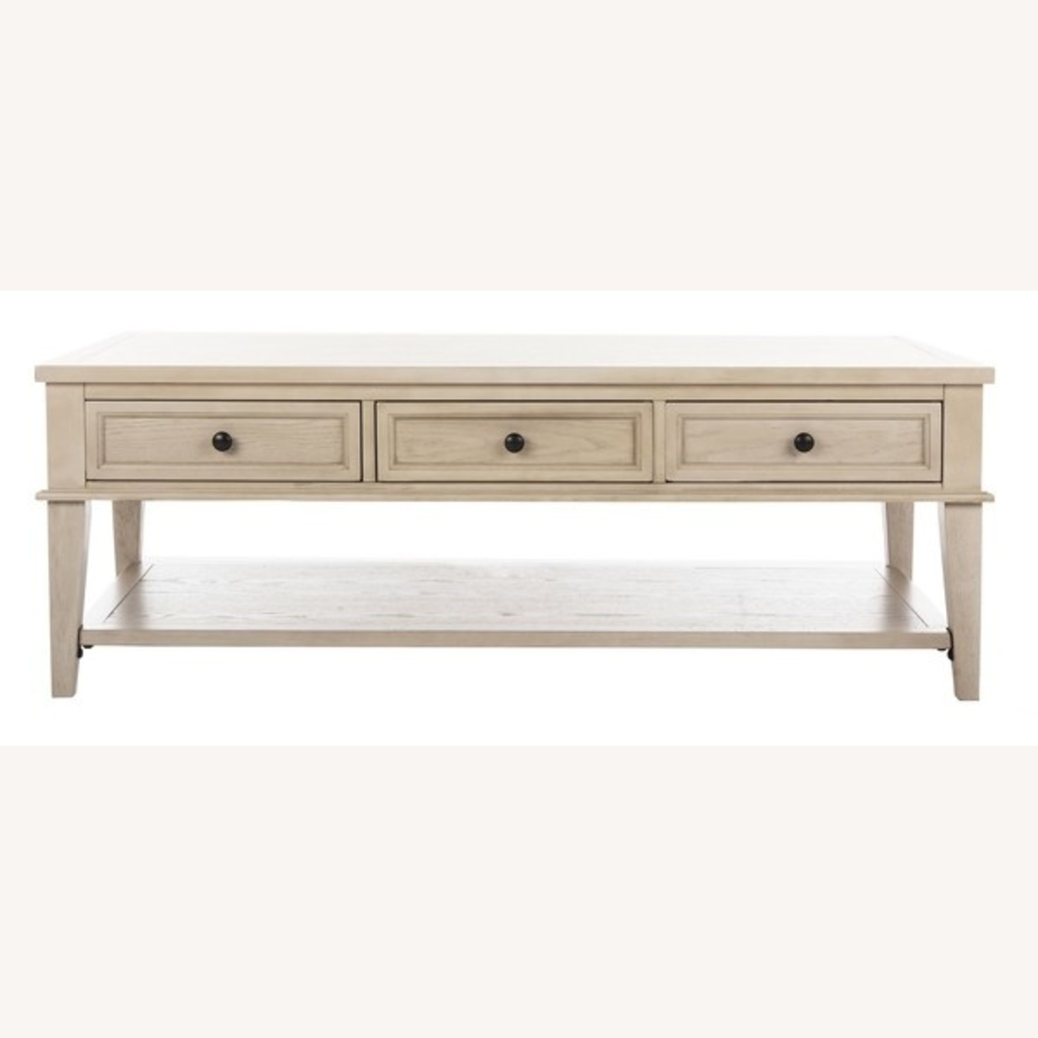 Safavieh Manelin White Washed Wood Coffee Table - image-15
