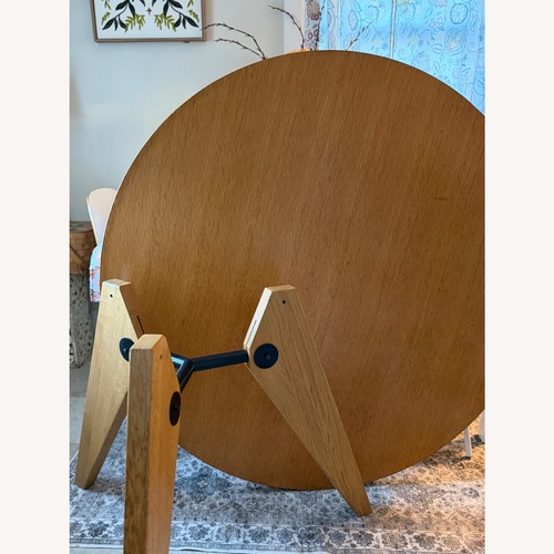 Used Vitra Guéridon Natural Wood Dining Table for sale on AptDeco